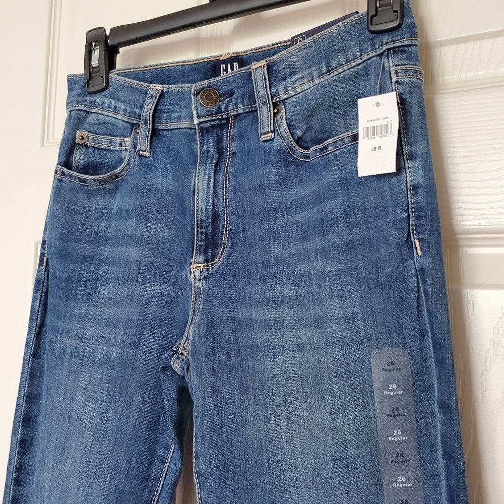 GAP Mid Rise Boot Stretch Jeans - Picture 4 of 6